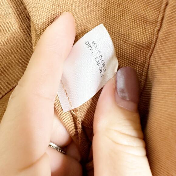 The Sei Pleat Trouser Pants High Rise Straight Leg Chestnut Brown Size 2 - Picture 10 of 10